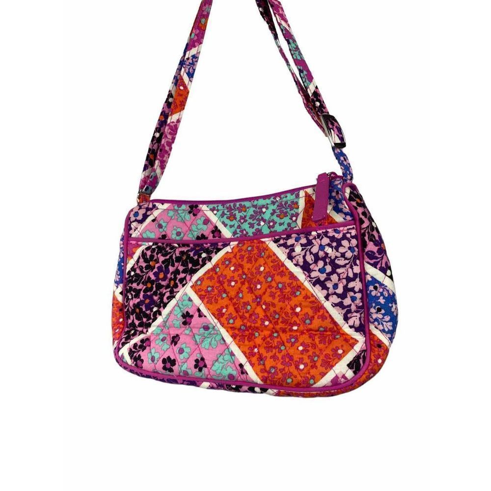Vera Bradley pink quilted crossbody handbag - Picture 2 of 6